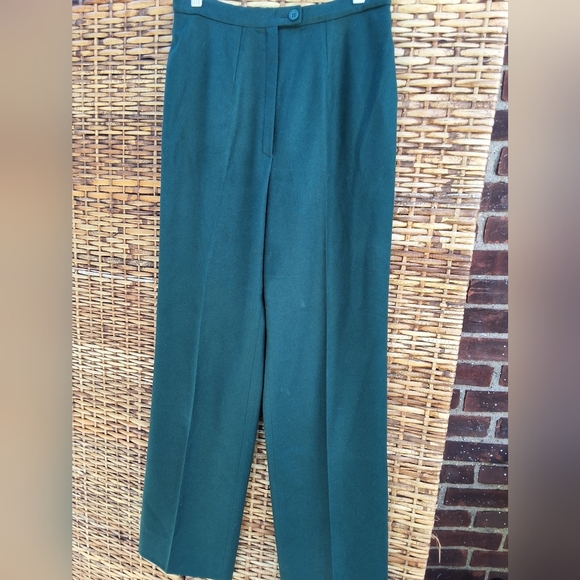 Pendleton Vintage Deep Green Wool Lined Trousers 6 - Picture 5 of 15